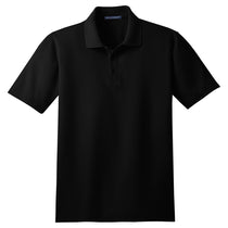 Port Authority Men's Black Stain-Resistant Polo