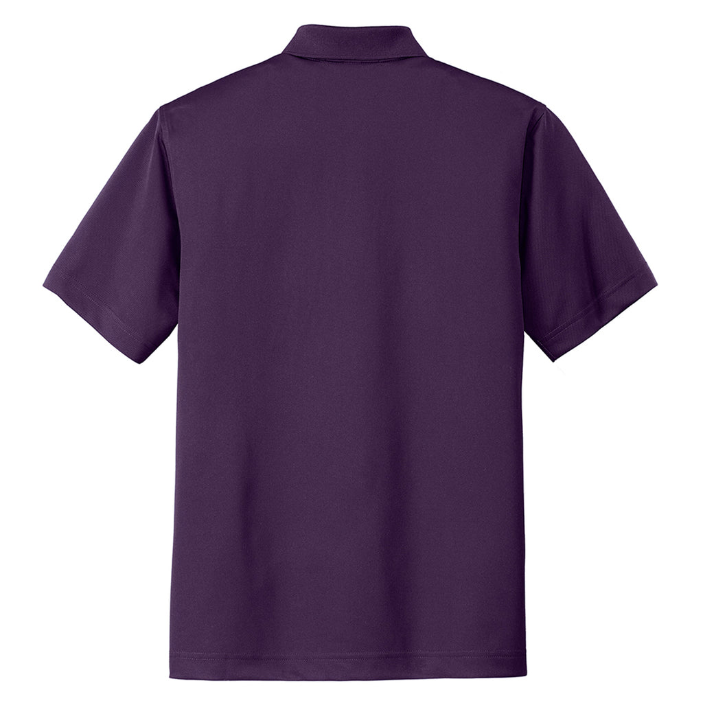 Port Authority Men's Regal Purple Tech Pique Polo