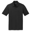 Port Authority Men's Black Silk Touch Performance Pocket Polo