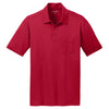 Port Authority Men's Red Silk Touch Performance Pocket Polo