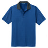 Port Authority Men's Seaport Blue/Dress Blue Navy Fine Stripe Performance Polo