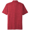 Port Authority Men's Red/Black Stretch Heather Polo