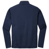 Port Authority Men's Navy/Steel Grey Silk Touch Performance Quarter Zip