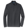 Port Authority Men's Battleship Grey Pinpoint Mesh 1/2-Zip