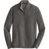 Port Authority Men's Charcoal Heather/Medium Grey Heather Interlock 1/4-Zip