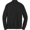 Port Authority Men's Deep Black/Charcoal Heather Interlock 1/4-Zip