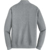 Port Authority Men's Medium Grey Heather/Charcoal Heather Interlock 1/4-Zip