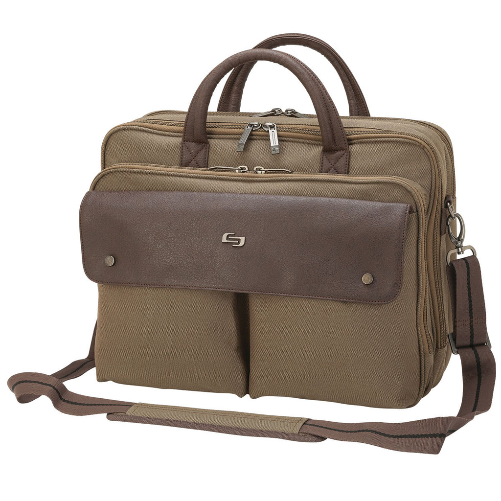 Solo Khaki Rucker Briefcase