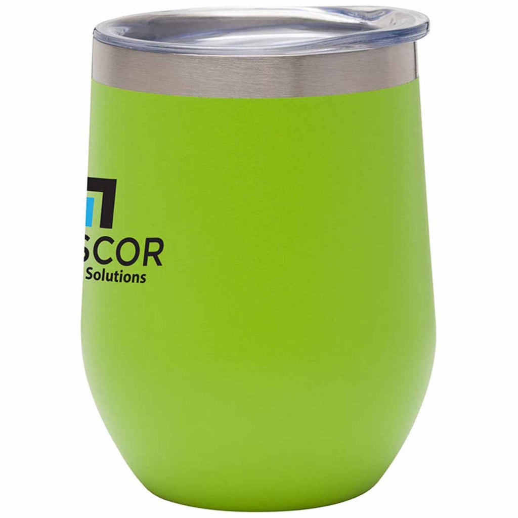 Logomark Lime Aria 12 oz. Double Wall Vacuum Wine Cup