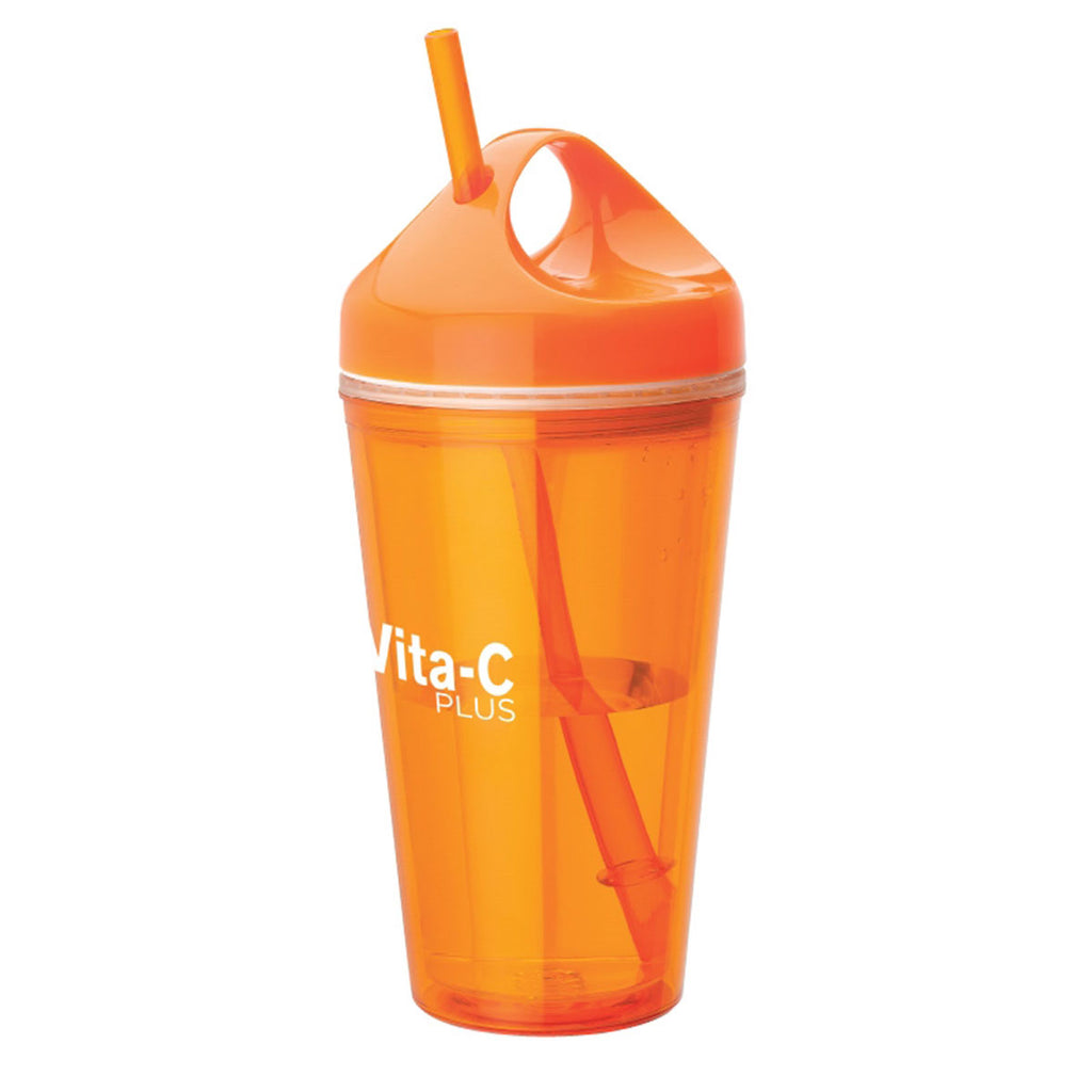 Sovrano Orange Bali 16 oz. Double Wall AS Tumbler