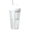 Sovrano White Bali 16 oz. Double Wall AS Tumbler