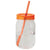 Valumark Orange 28Oz Mason Jar Tumbler