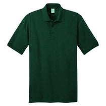 Port & Company Men's Dark Green Tall Core Blend Jersey Knit Polo