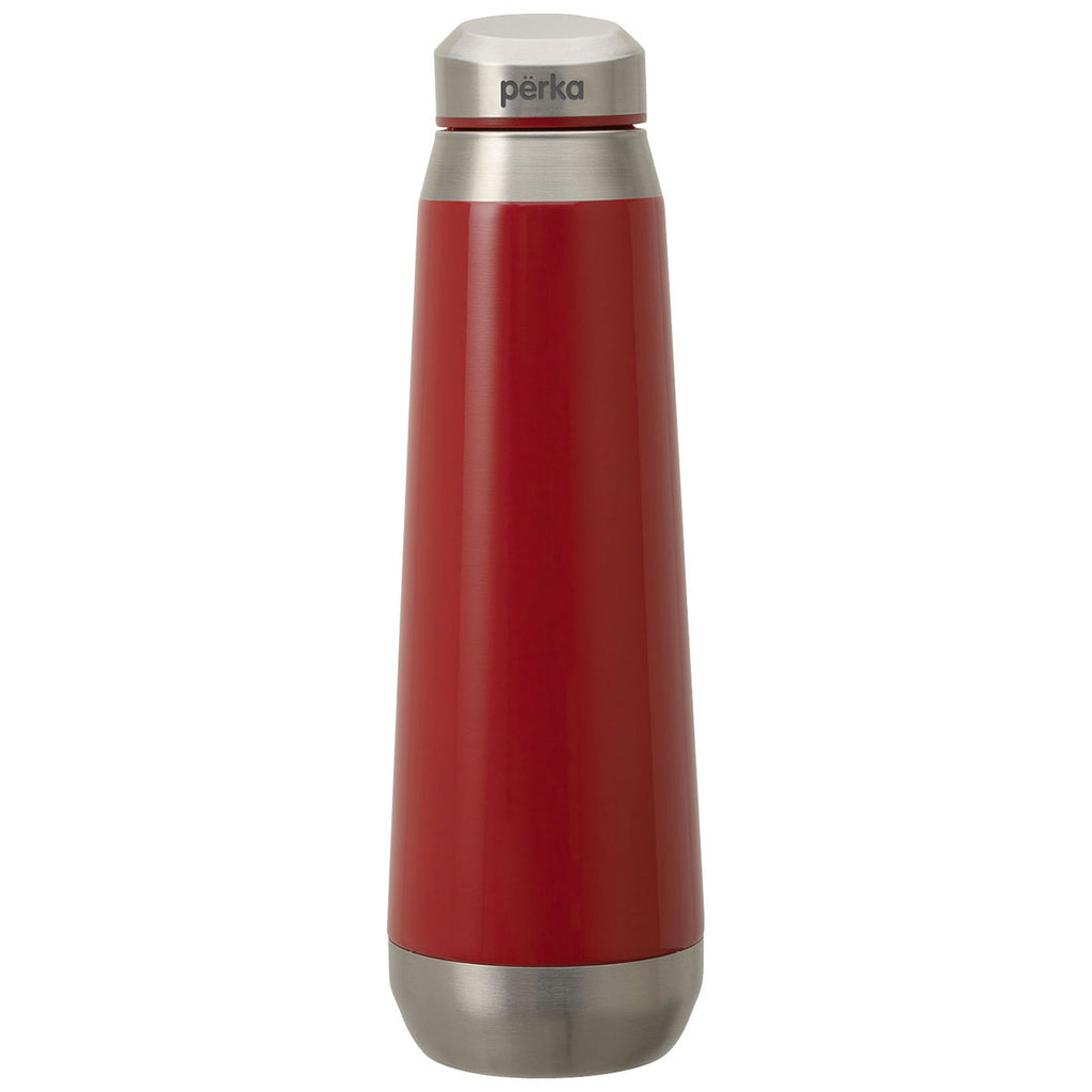 Perka Red Trevi 17 oz. Double Wall Stainless Steel Bottle