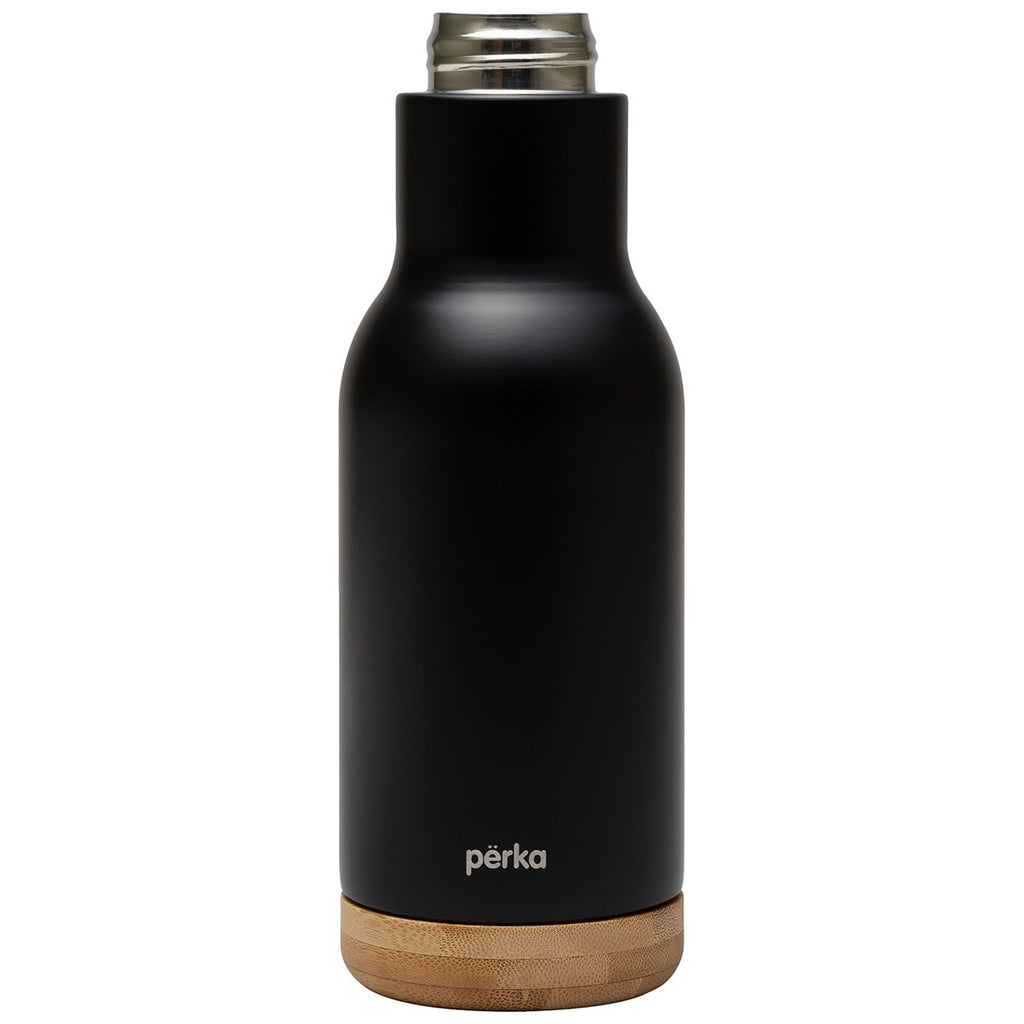 Perka Black Altair 17 oz. Double Wall, Stainless Steel Water Bottle