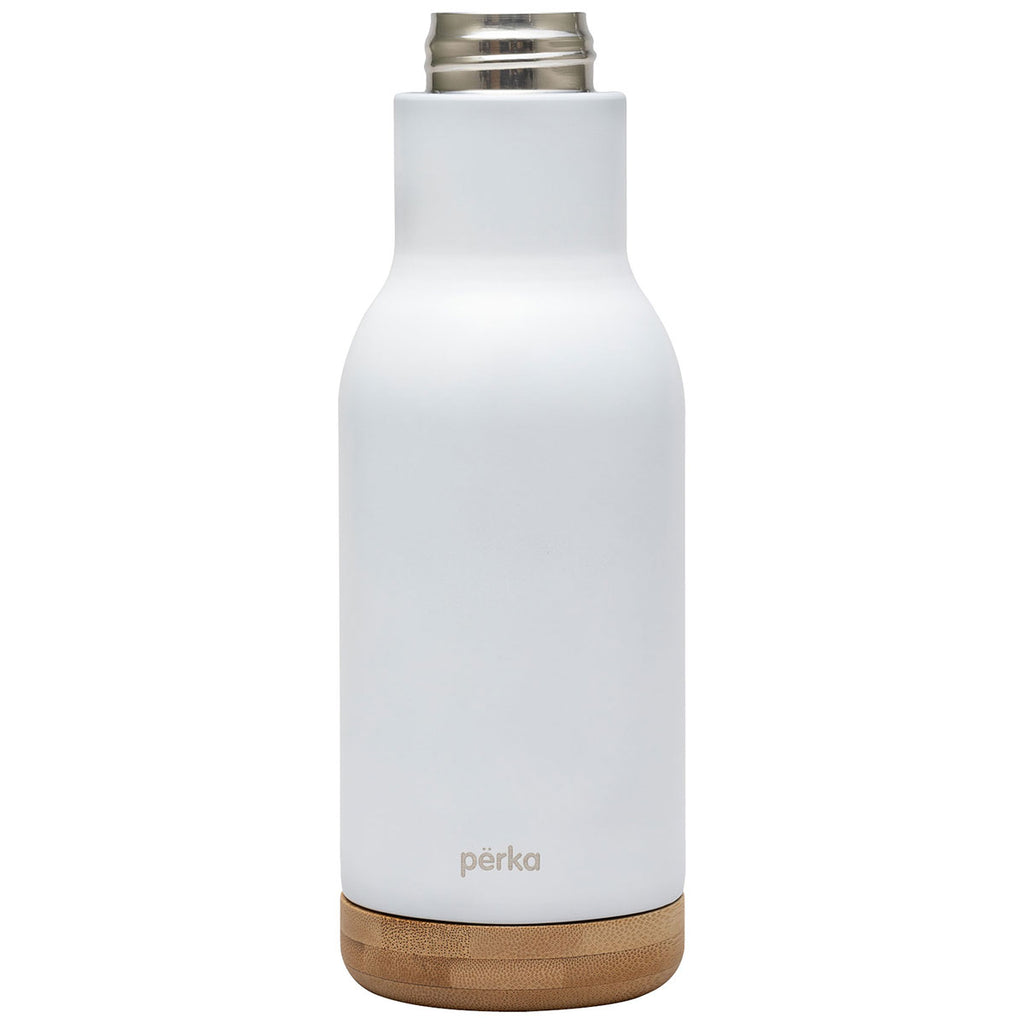 Perka White Altair 17 oz. Double Wall, Stainless Steel Water Bottle