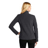 Port Authority Women's Graphite/Deep Black Ultra Warm Brushed Fleece Jacket