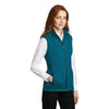 Port Authority Women's Medium Blue Heather Sweater Fleece Vest