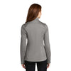 Port Authority Women's Gusty Grey Heather Diamond Fleece Full Zip Jacket