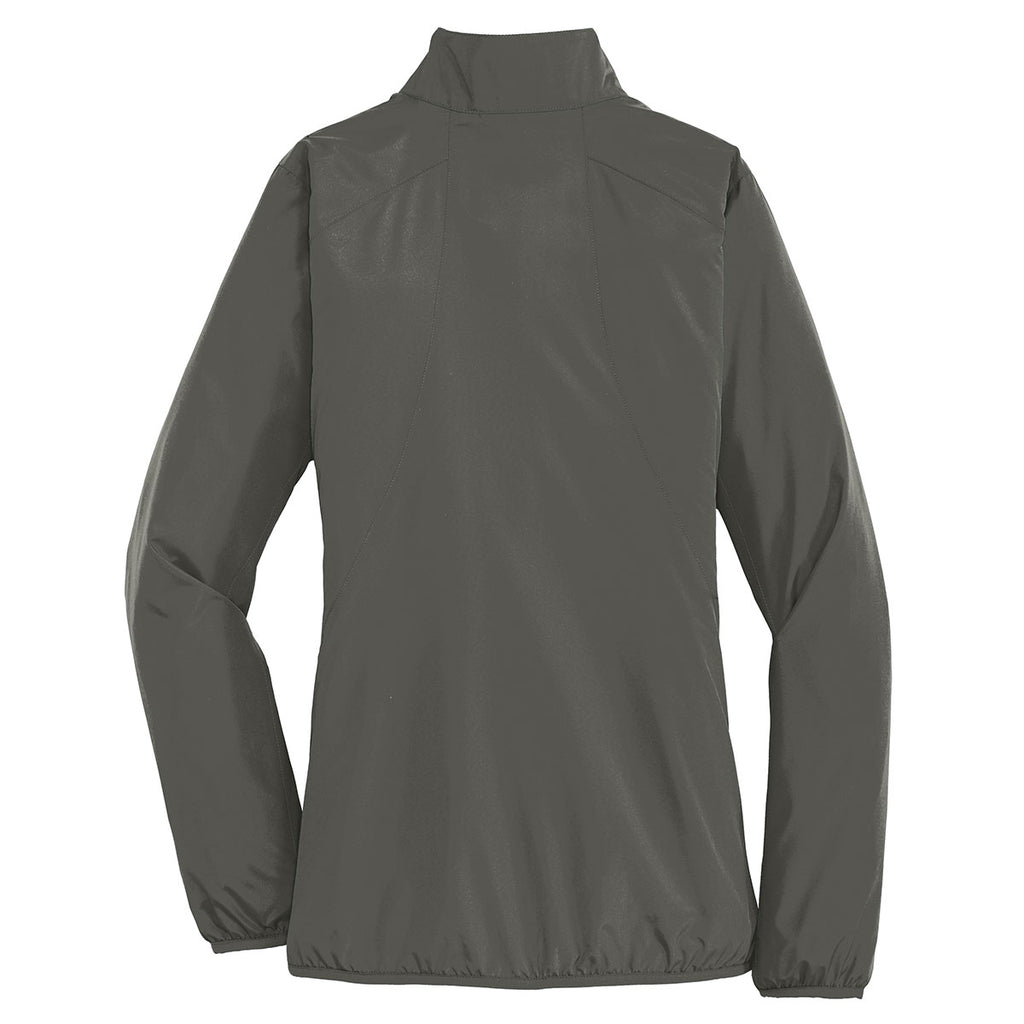 Port Authority Women's Grey Steel Zephyr Full-Zip Jacket