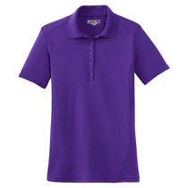 Sport-Tek Women's Purple Dry Zone Raglan Accent Polo