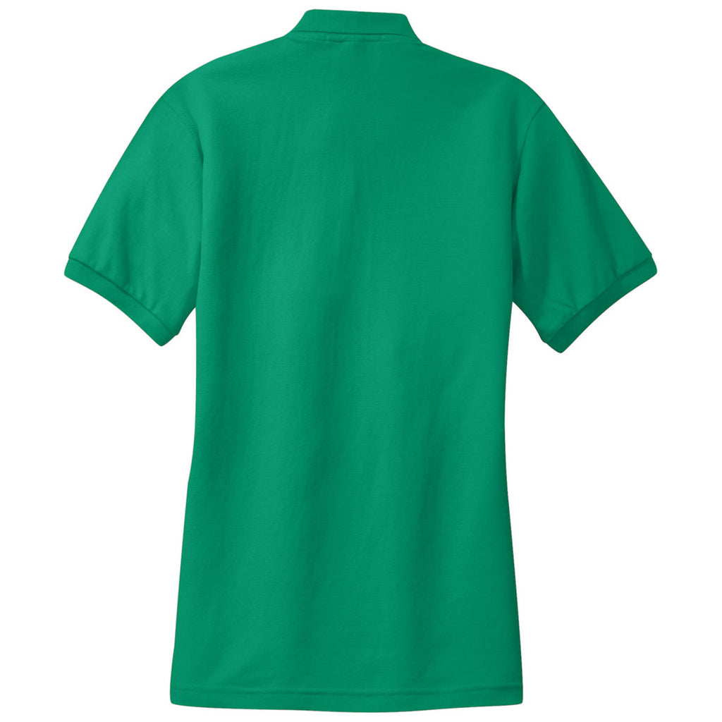 Port Authority Women's Kelly Green Silk Touch Polo