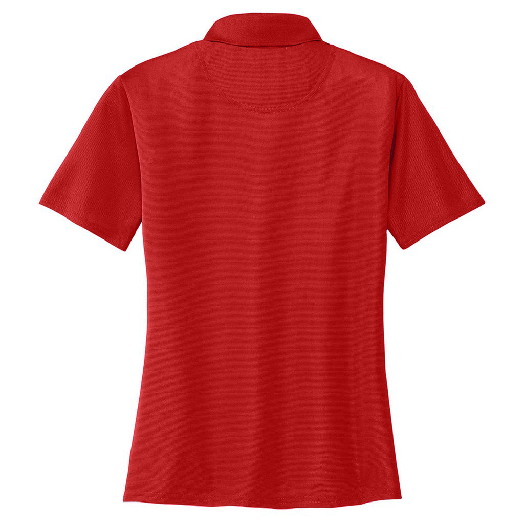 Port Authority Women's Engine Red Dry Zone Ottoman Polo