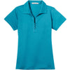 Port Authority Women's Deep Teal Blue Tech Pique Polo