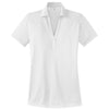 Port Authority Women's White Performance Jacquard Polo