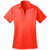 Port Authority Women's Neon Orange Performance Poly Polo