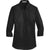 Port Authority Women's Black 3/4-Sleeve SuperPro Twill Shirt