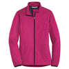 Port Authority Women's Pink Azalea Active Soft Shell Jacket