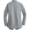 Port Authority Women's Medium Grey Heather/Charcoal Heather Interlock Cardigan