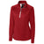 Cutter & Buck Women's Cardinal Red Jackson Half Zip Overknit