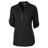 Cutter & Buck Women's Black DryTec E/S Thrive Polo