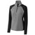 Cutter & Buck Women's Black Forge Tonal Stripe Half Zip