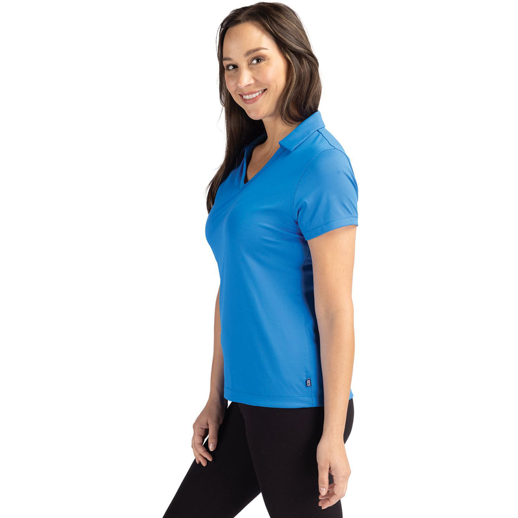 Cutter & Buck Women's Digital Daybreak Eco Recycled V-neck Polo