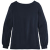 Port Authority Women's River Blue Navy Luxe Knit Jewel Neck Top