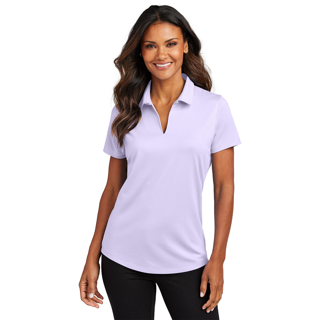 Port Authority Women's Bright Lavender City Stretch Polo