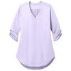 Port Authority Women's Bright Lavender City Stretch 3/4-Sleeve Tunic