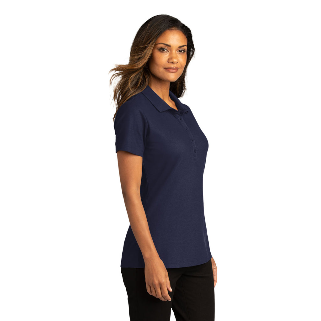 Port Authority Women's True Navy SuperPro React Polo