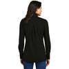 Port Authority Women's Deep Black Fairway Stretch Quarter Zip