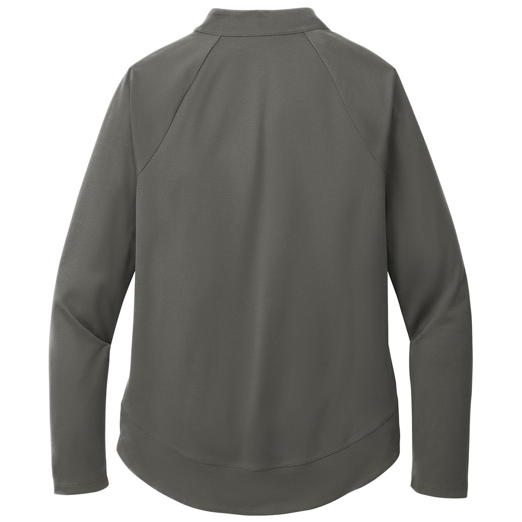 Port Authority Women's Grey Steel C-FREE Cypress 1/4 Zip