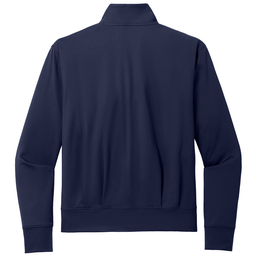 Port Authority Women's True Navy C-FREE Double Knit Full-Zip