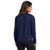 Port Authority Women's True Navy C-FREE Double Knit Full-Zip