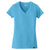 New Era Women's Sky Blue Heritage Blend V-Neck Tee