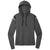 New Era Women's Black Heather/Black/Shadow Grey Heather Heritage Blend Varsity Hoodie