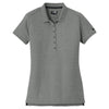 New Era Women's Graphite Heather Venue Home Plate Polo