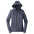 New Era Women's True Navy Heather Tri-Blend Fleece Full Zip Hoodie