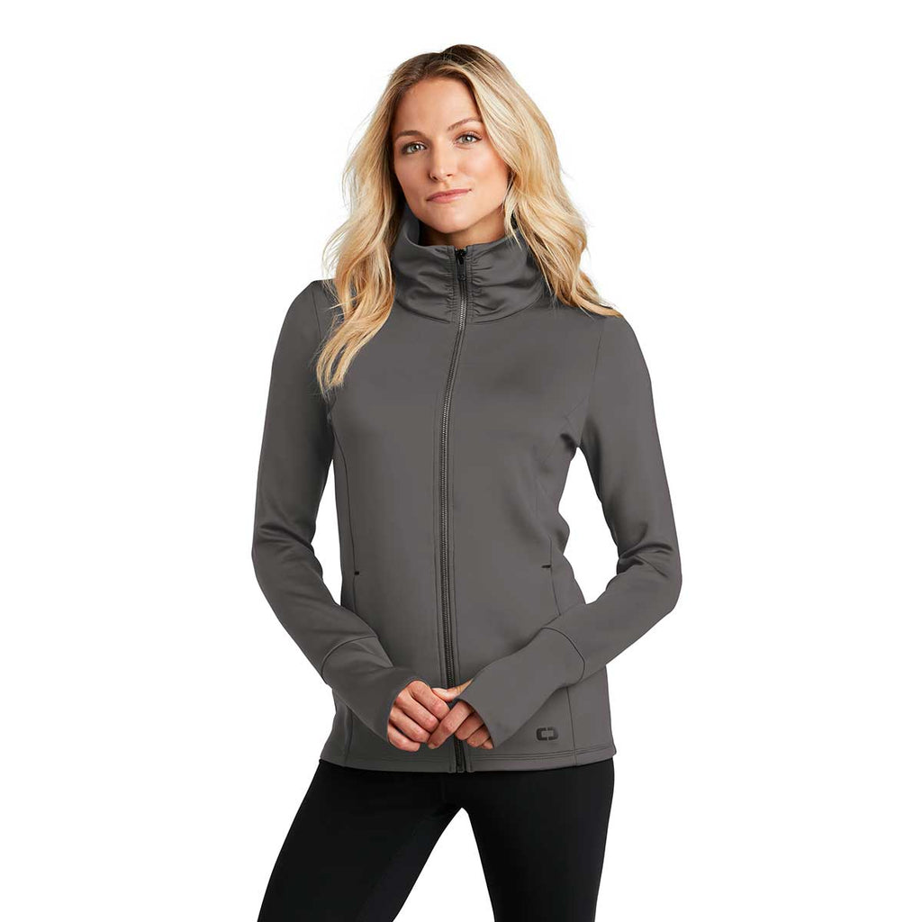 OGIO Endurance Women's Tarmac Grey Modern Performance Full-Zip